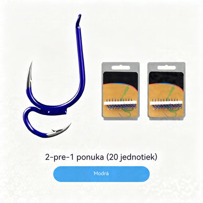 🔥🔥 Kúpte 1 a druhý získate zadarmo 🔥 20 kusov za 22 eur ❤️‍🔥Klasické ultraostré dvojité rybárske háčiky
