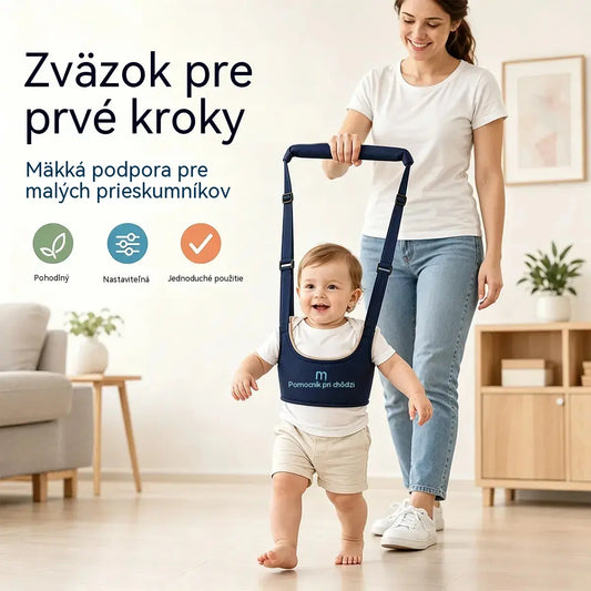 👶🍼 Postroj na učenie chôdze | Popruh 2 v 1 pre bábätká, pohodlný, priedušný a proti pádu