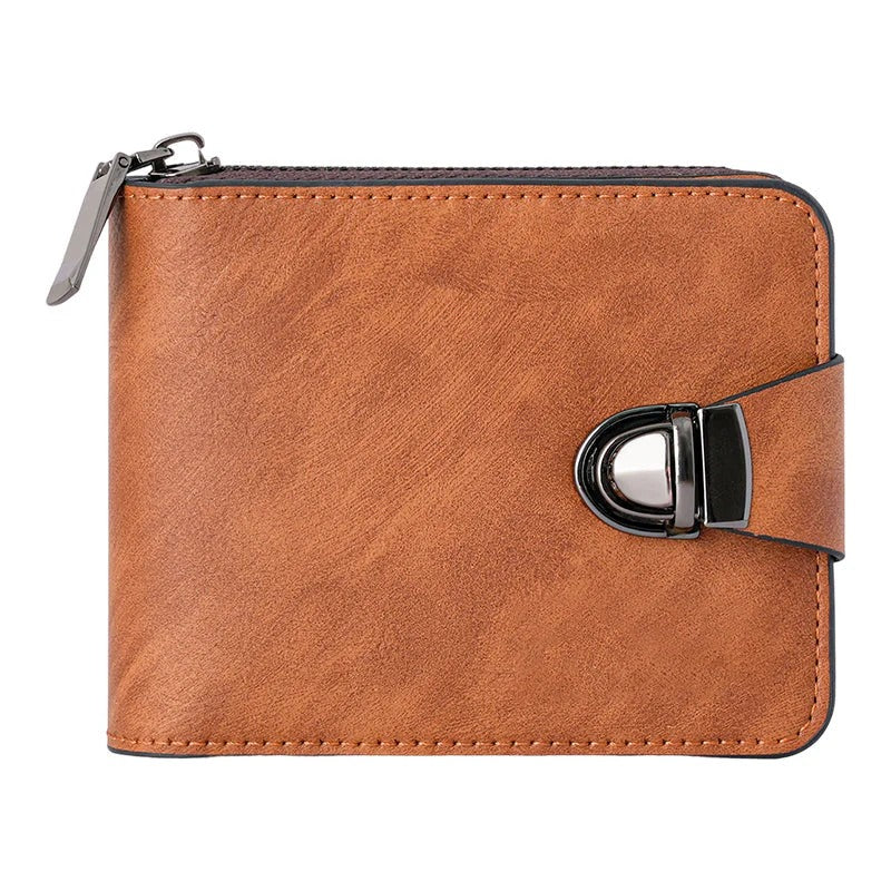 📢¡Disfruta ahora de un 60% de descuento! 🔥Minicartera retro con cremallera para hombre