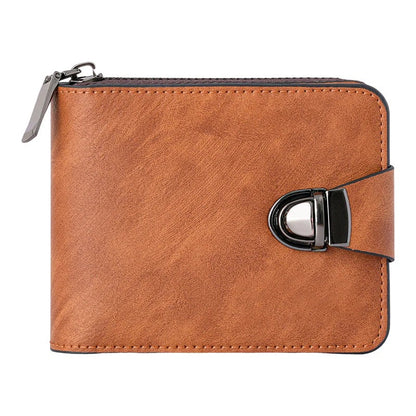 📢¡Disfruta ahora de un 60% de descuento! 🔥Minicartera retro con cremallera para hombre