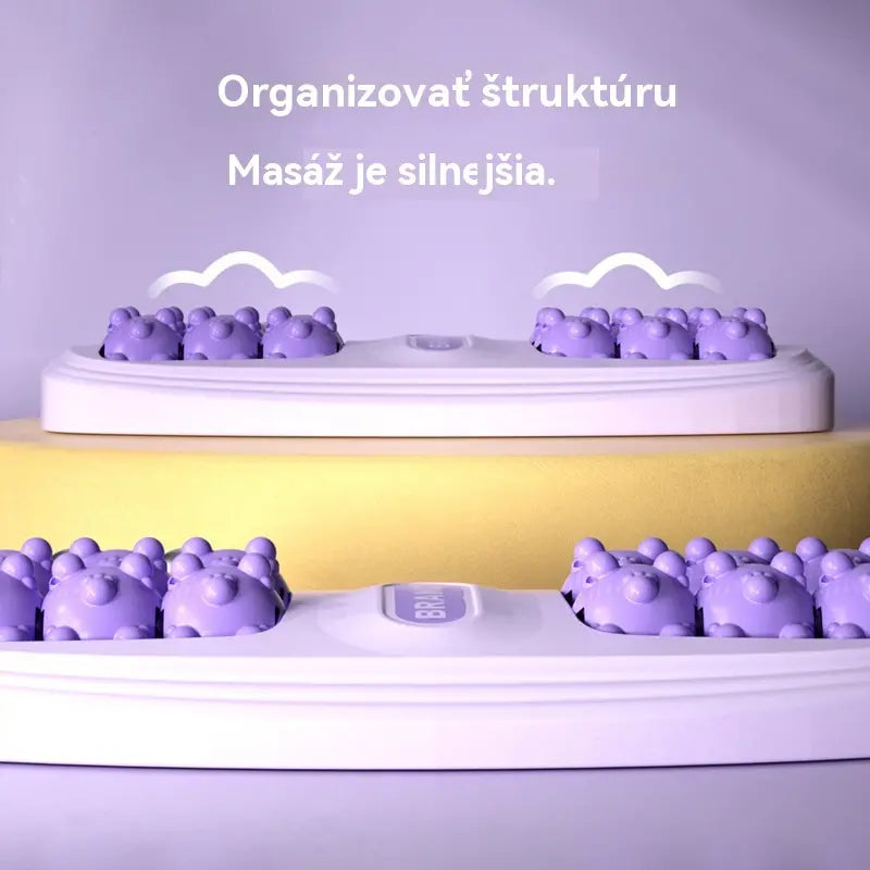 🔥Nový produkt💜Prenosný masážny prístroj na nohy s dvoma valčekmi💜