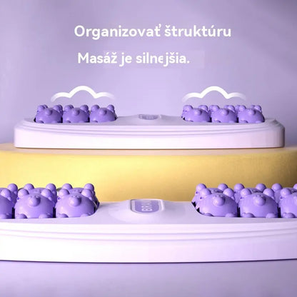 🔥Nový produkt💜Prenosný masážny prístroj na nohy s dvoma valčekmi💜