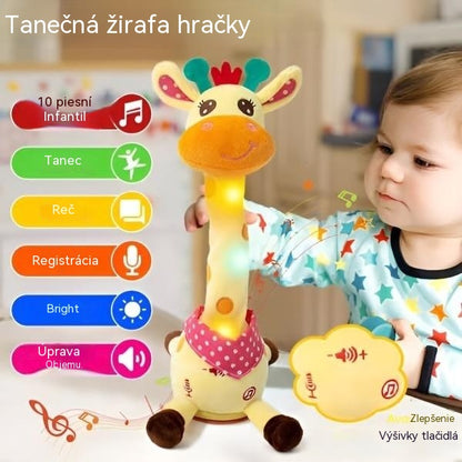 🦒👼Interaktívna plyšová žirafa, 🎵roztomilý malý spoločník, ktorý si s vami bude spievať.