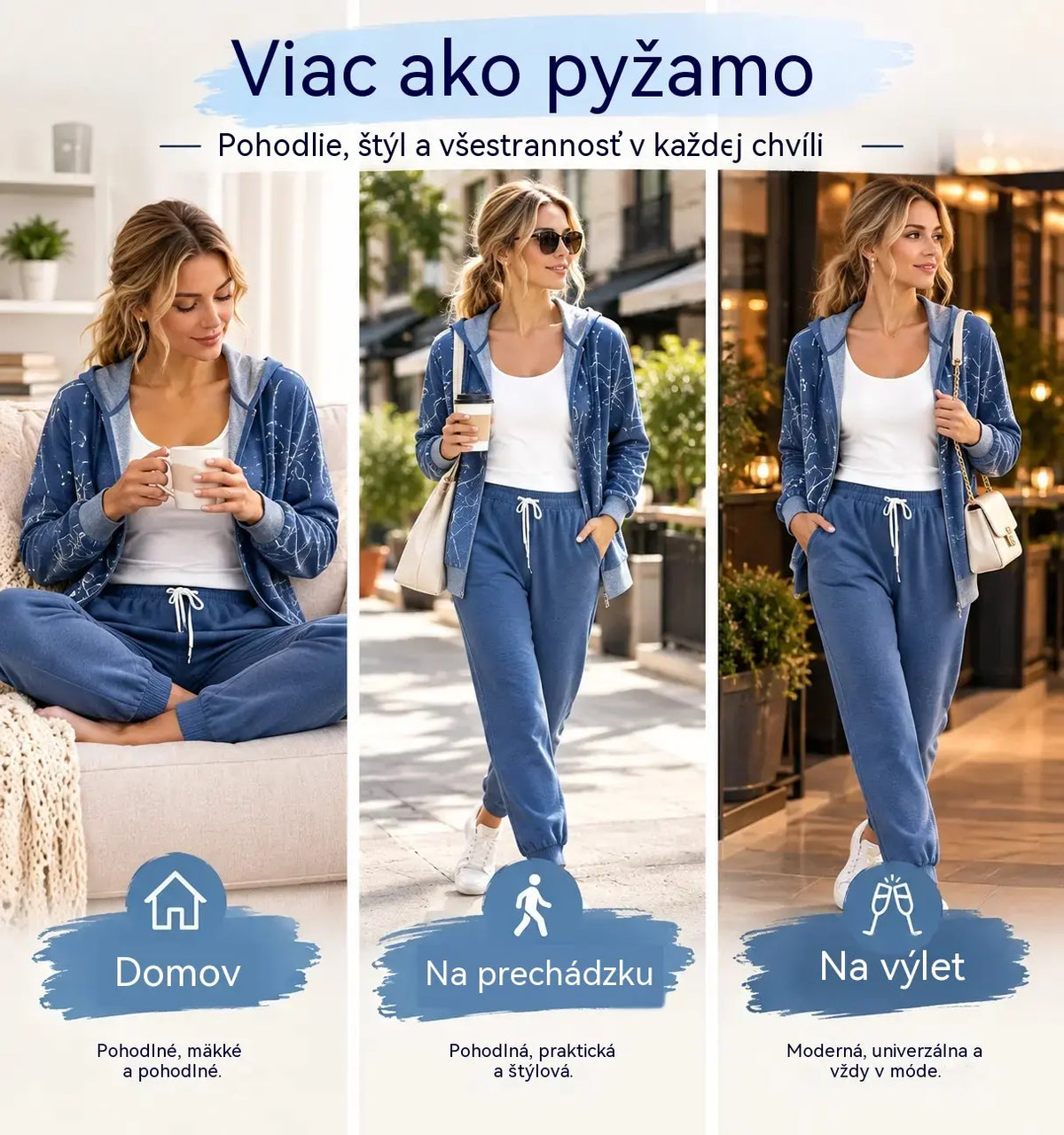 【S-3XL】💃 💖 Nová súprava na doma na rok 2026 – jednoduchá a elegantná.
