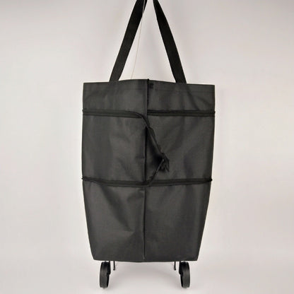 Carrito de compras plegable 2 en 1