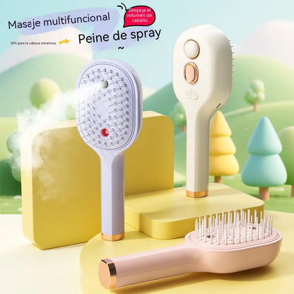 【30%OFF】💖💨Češalj s funkcijom prskanja jednim gumbom za učinkovito sprječavanje zapetljavanja kose.