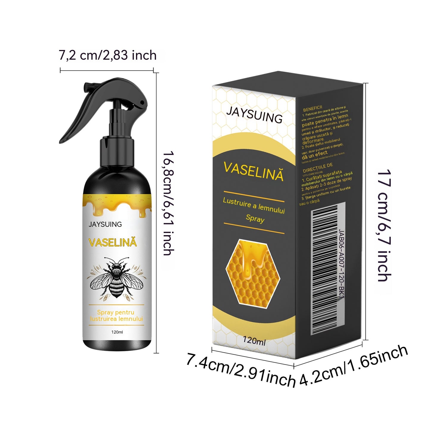 【30%OFF】【50%OFF】🍯 Spray pulidor de madera con infusión de cera de abeja para el mantenimiento de muebles y la prevención de grietas.