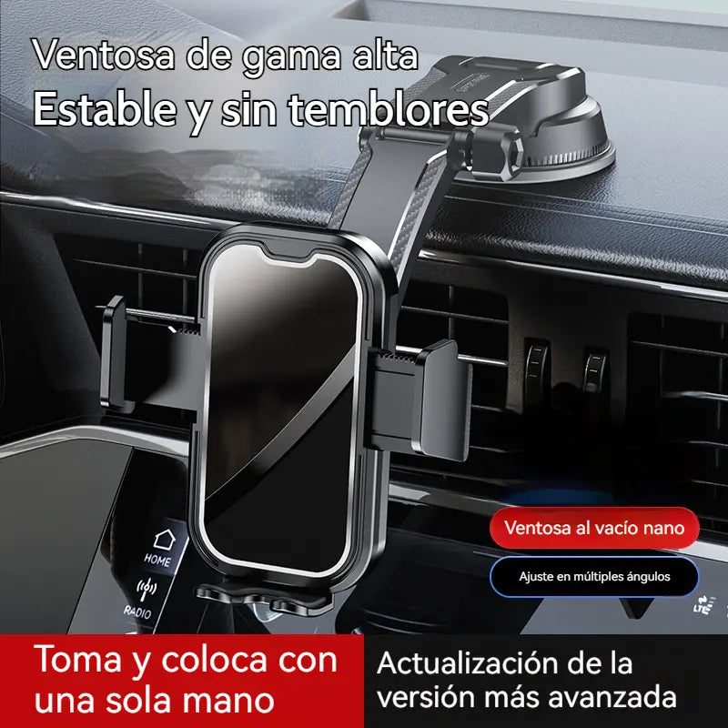 ⏳🔥Oferta por tiempo limitado: ¡49% de descuento! ⏰🚗 Soporte magnético para teléfono de coche: adhesión por nanovacío, manejo con una sola mano 📱