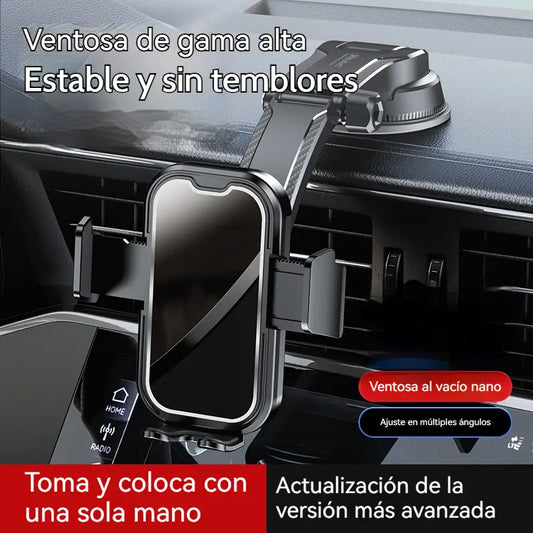 ⏳🔥Oferta por tiempo limitado: ¡49% de descuento! ⏰🚗 Soporte magnético para teléfono de coche: adhesión por nanovacío, manejo con una sola mano 📱