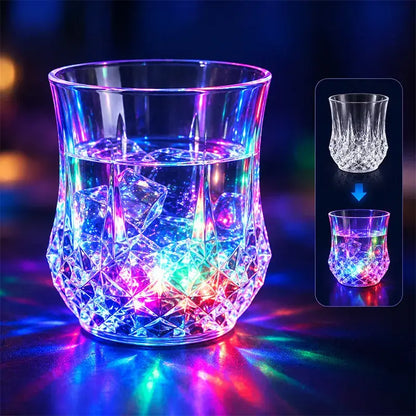 ✨💎Súprava pohárov na nápoje Crystal s LED osvetlením aktivovaným kvapalinou🥂