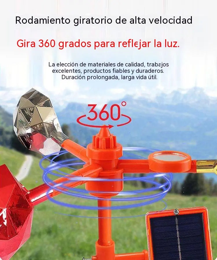 👍Ahuyentador solar de pájaros, libre de contaminación