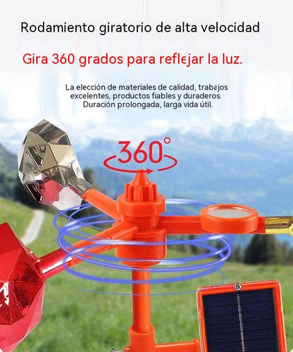 👍Ahuyentador solar de pájaros, libre de contaminación