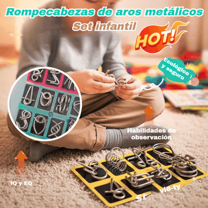 30%OFF【Compre 3 juegos y obtenga 3 juegos gratis】Juguetes educativos para niños, hebilla de inteligencia