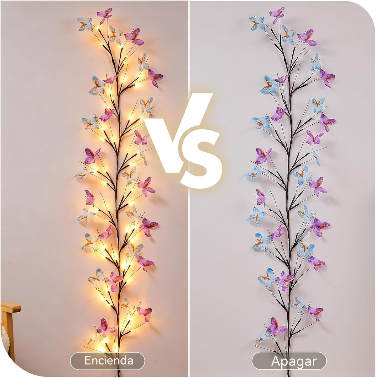 【30%OFF】✨ Fleksibilna LED svjetla u obliku penjačice s leptirima – stvorite čarobnu i toplu atmosferu u svom domu 🦋💡