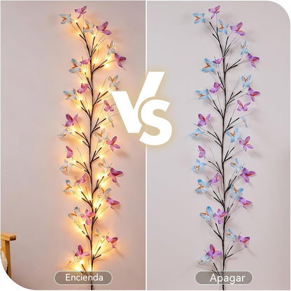 【30%OFF】✨ Fleksibilna LED svjetla u obliku penjačice s leptirima – stvorite čarobnu i toplu atmosferu u svom domu 🦋💡