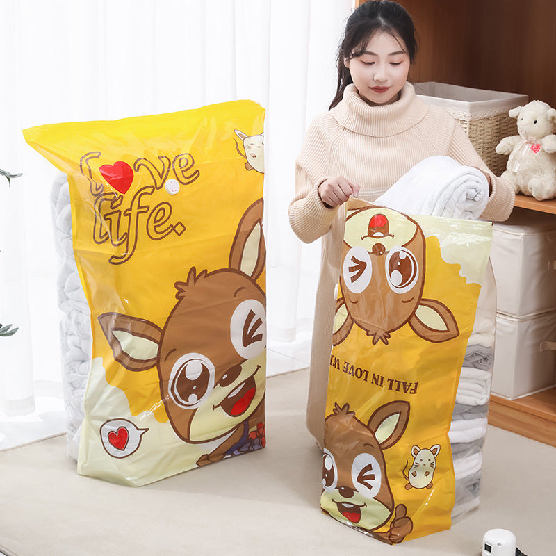 🧳【Juego de 5 piezas】💨 Bolsa de almacenamiento al vacío grande y compresible: no requiere bomba, es a prueba de fugas e ideal para ahorrar espacio en maletas y en casa ✈️