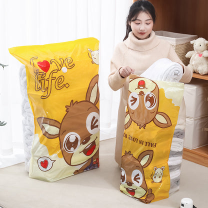 🧳【Juego de 5 piezas】💨 Bolsa de almacenamiento al vacío grande y compresible: no requiere bomba, es a prueba de fugas e ideal para ahorrar espacio en maletas y en casa ✈️