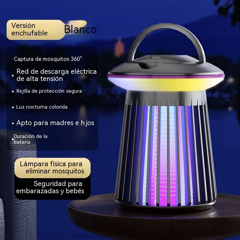 ⚡ El mejor matamoscas eléctrico: ¡Mantente libre de picaduras toda la noche! 🌙
