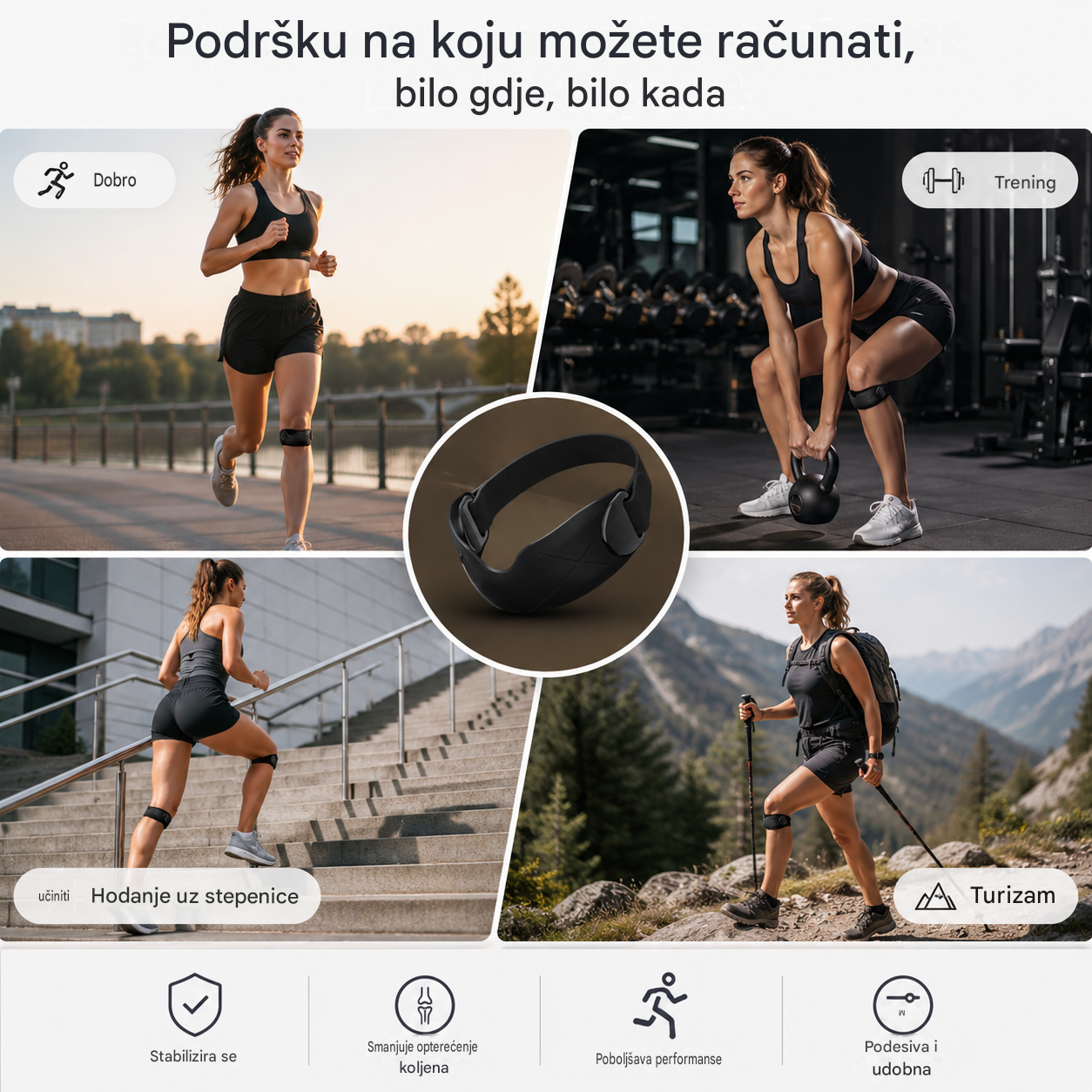 4 za samo 24 € 🏃‍♀️ Sportske ortoza za koljena 👉 Vašim koljenima je potreban odmor. Ove ortoza za koljena pružit će vašim koljenima potpuni odmor.