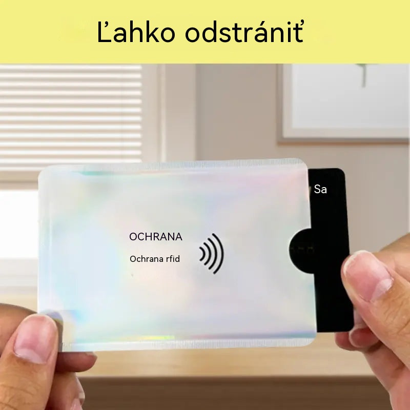 Balenie 8 kusov za 22 € 🔒 8 RFID obalov na karty s ochranou proti krádeži – Chráňte svoje bankové karty a identifikačné karty