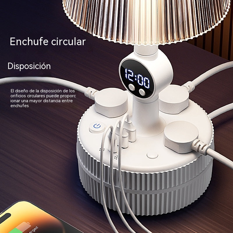 👍👍Portalámparas de mesa. Con control por voz y mando a distancia para luces nocturnas de dormitorio.