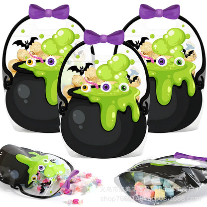 🎃🎃Bolsas para guardar aperitivos de fiestas de Halloween, ideales para aulas, cumpleaños, estudiantes, profesores y vecinos.