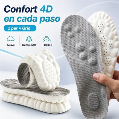 【2 pares por 26 euros】Plantillas deportivas amortiguadoras, transpirables, resistentes al olor y antibacterianas.