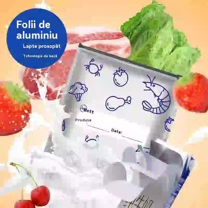 🔥🔥Celkom 120 antibakteriálnych hliníkových fóliových vrecúšok, super jednoduché použitie, pre zachovanie čerstvosti.