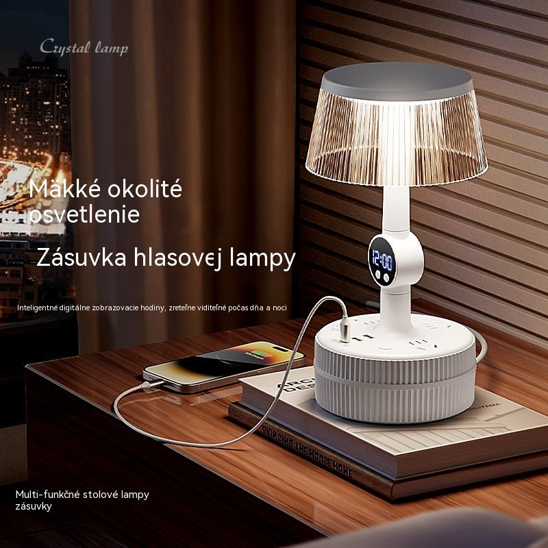 👍👍Objímka na stolovú lampu. S hlasovým a diaľkovým ovládaním pre nočné svetielka do spálne.