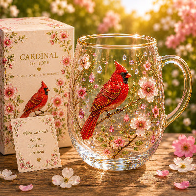 🌸 Serija staklenih čaša Garden Dawn ograničenog izdanja za 2026. ☕🐦