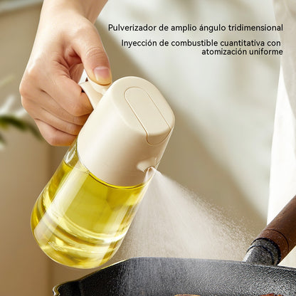 🍳🌿 Recipiente de aceite 2 en 1 | Pulverizador y vertido en un solo dispositivo