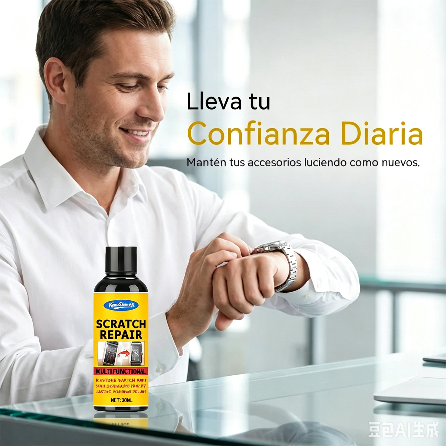 【200 ml + esponja】Compra uno y llévate otro gratis 27 euros✨🛡️Compuesto pulidor multifuncional para la reparación de arañazos