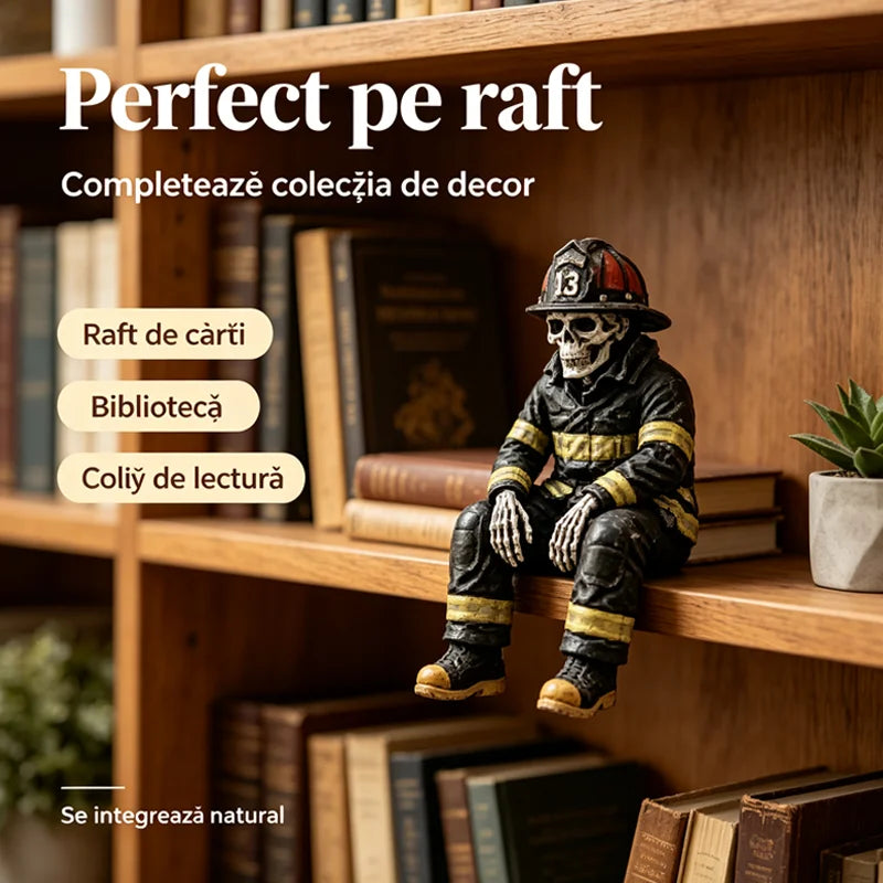 💀🚒Figurica lubanje vatrogasca