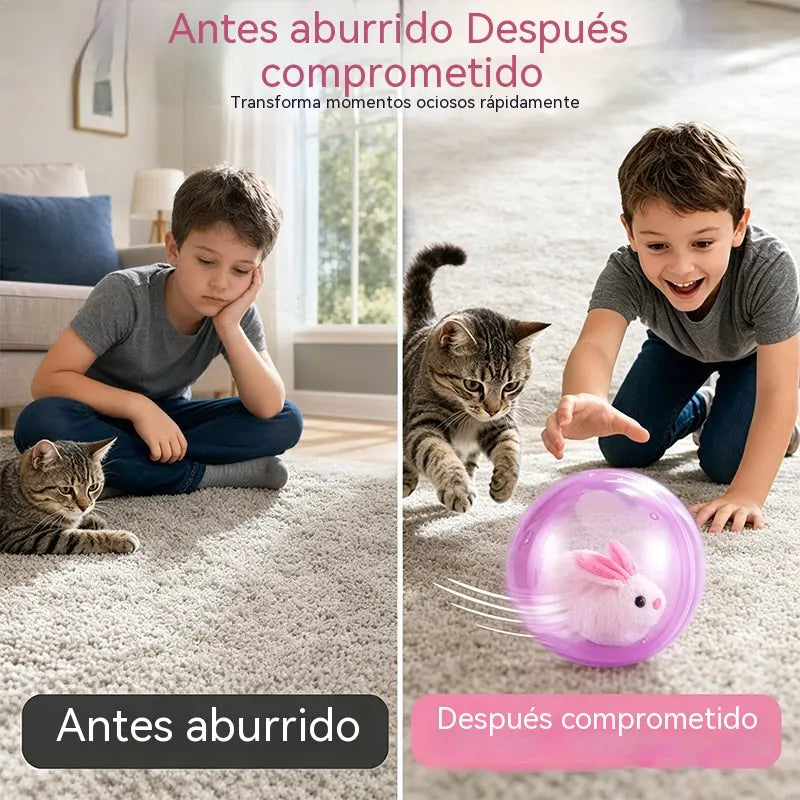 🥳 ¡El más vendido de 2026! 🥳💞 ¡Más de 50.000 unidades vendidas! 💖🐱 Pelota rodante interactiva con forma de animal