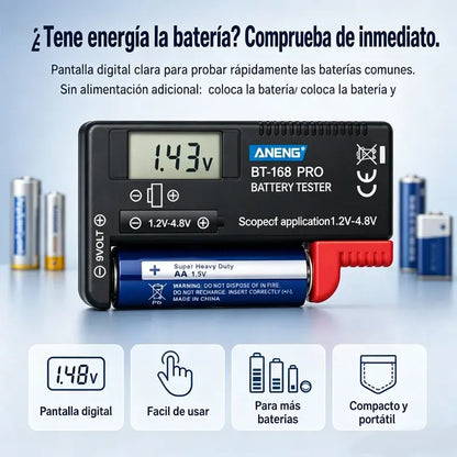 2 piezas 25€ 🔋Comprobador de potencia de batería de alta precisión