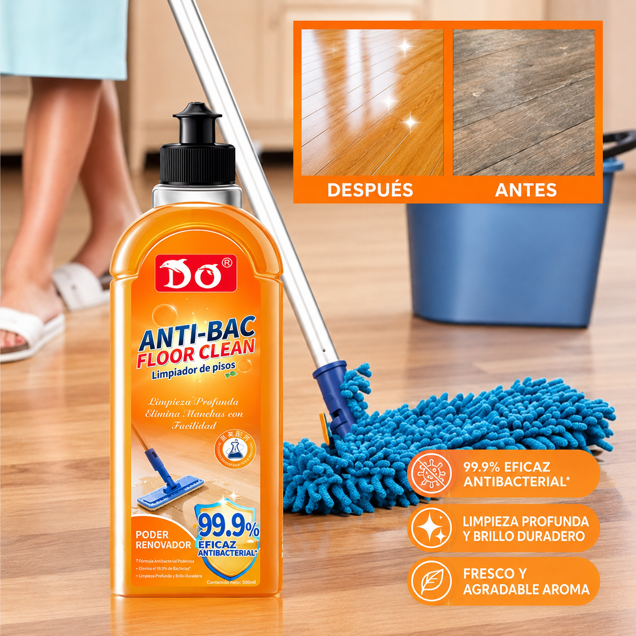 🧹🧹 Limpiador de suelos multiusos