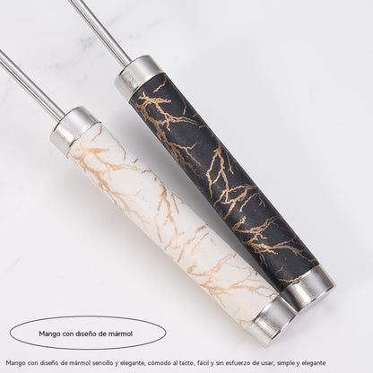 26€【 Conjunto de 2 piezas】Batidor de huevos semiautomático de acero inoxidable