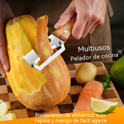 💥Compre 1 y obtenga 1 gratis（2 piezas）🔪Pelador multifuncional de acero inoxidable🧅
