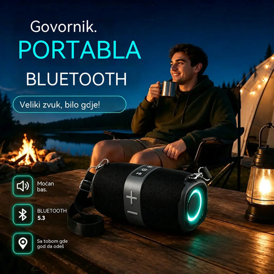 🥳 NE PROPUSTITE PONUDU 2026 ❤️Prijenosni Bluetooth zvučnik sa snažnim basom