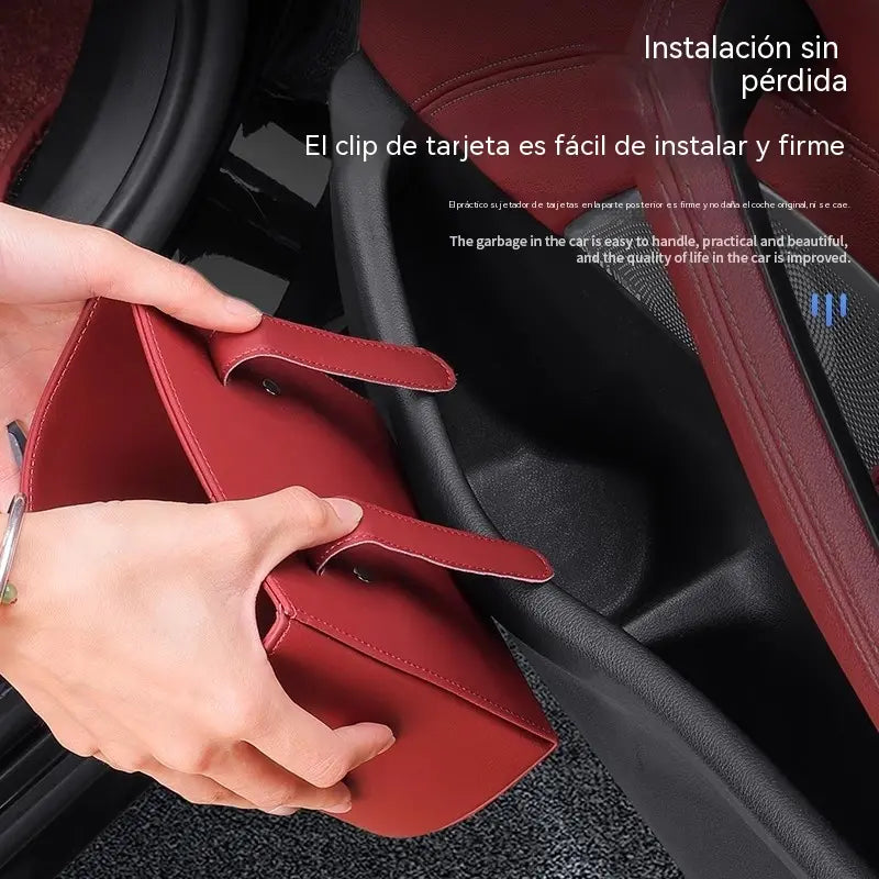 🥳¡Producto estrella de 2026! 🚗🧺 ¡50% de descuento! Portavasos de cuero genuino para puertas de coche 🛡️✨
