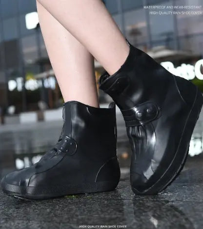 ¡Adiós a las zapatillas mojadas! Fundas impermeables y duraderas para zapatos: diseño antideslizante, plegables para guardarlas fácilmente en tu bolso 🌧️