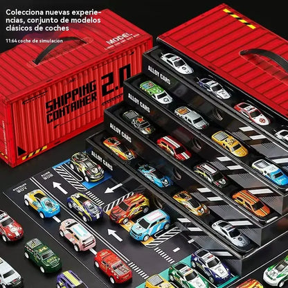 【50%OFF】🎁48 odnímateľných miniáut so vstavanou garážou