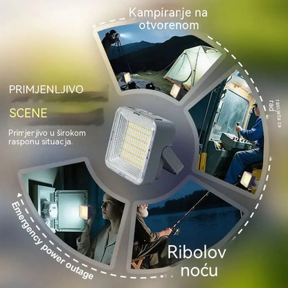 🔆🎒💡Solarna svjetiljka za šator i vanjska svjetiljka za hitne slučajeve visoke svjetline | Dugi vijek trajanja baterije | ABS materijal