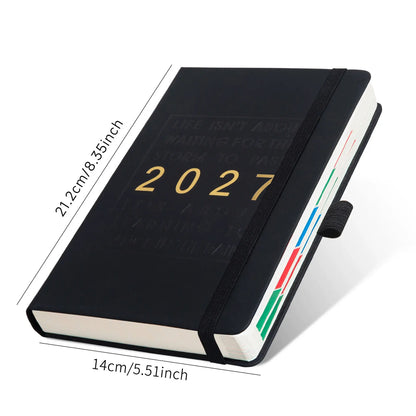 🎁Novinka na rok 2026 – zľava 50 %💥Plánovač na rok 2027 – formát A5, jedna strana na deň (s dátumami) – ideálny na každodenné poznámky a budúce nahliadnutie ✨