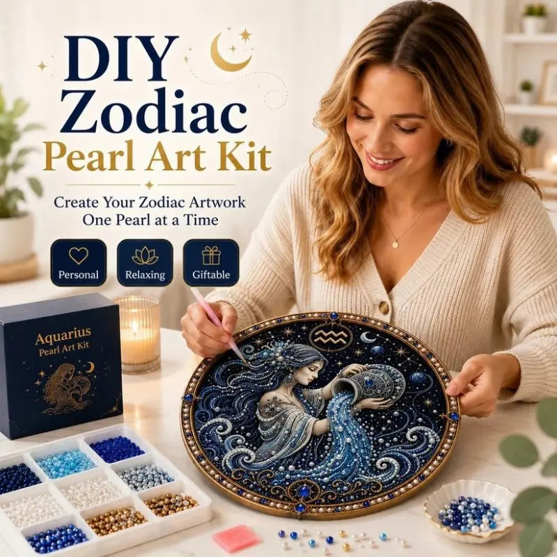 🎁🎁Kit de arte con perlas de los 12 signos del zodiaco