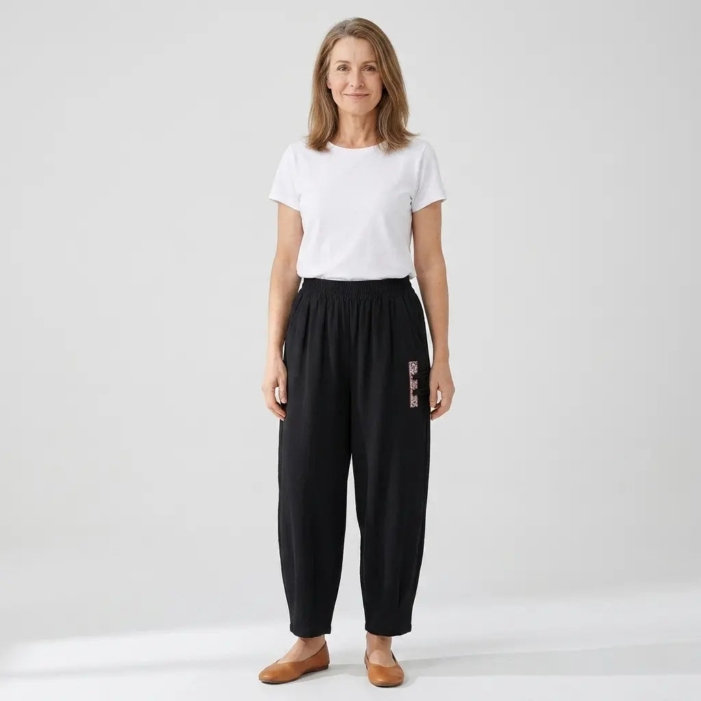 🔥【Kupi 1, dobiješ 1 gratis】🔥【M–4XL】 👖 Lagane i prozračne ljetne pamučno-lanene hlače – moderne ležerne hlače do gležnja