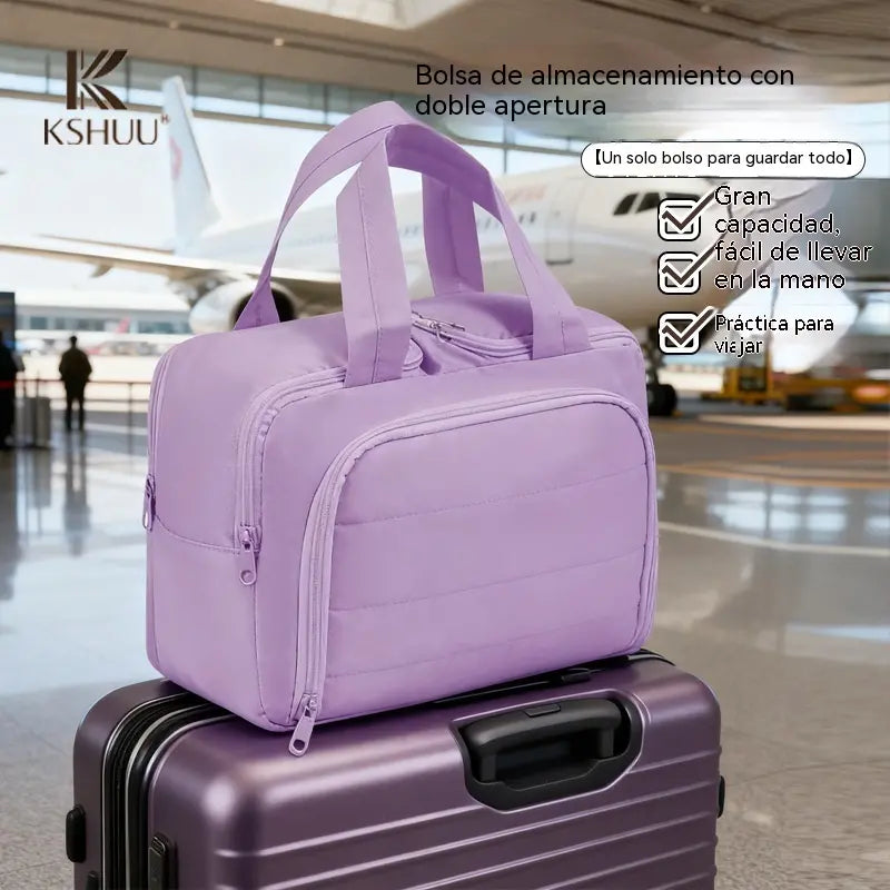 🎁🎁Nuevo neceser de gran capacidad, bolsa de almacenamiento portátil, neceser de viaje.