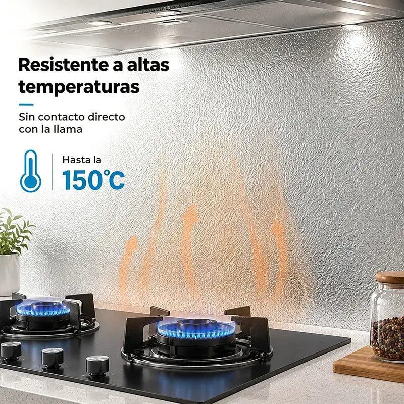 🏆 ¡Oferta especial de último día! 🔥Compra más y ahorra más🎁 Papel tapiz autoadhesivo para cocina, protector contra salpicaduras, adhesivos impermeables para cocina
