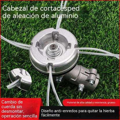 👍👍【27€】2 cabezales de corte de aleación de aluminio + 18 hilos de acero--Cabezal de corte de aleación de aluminio reforzado