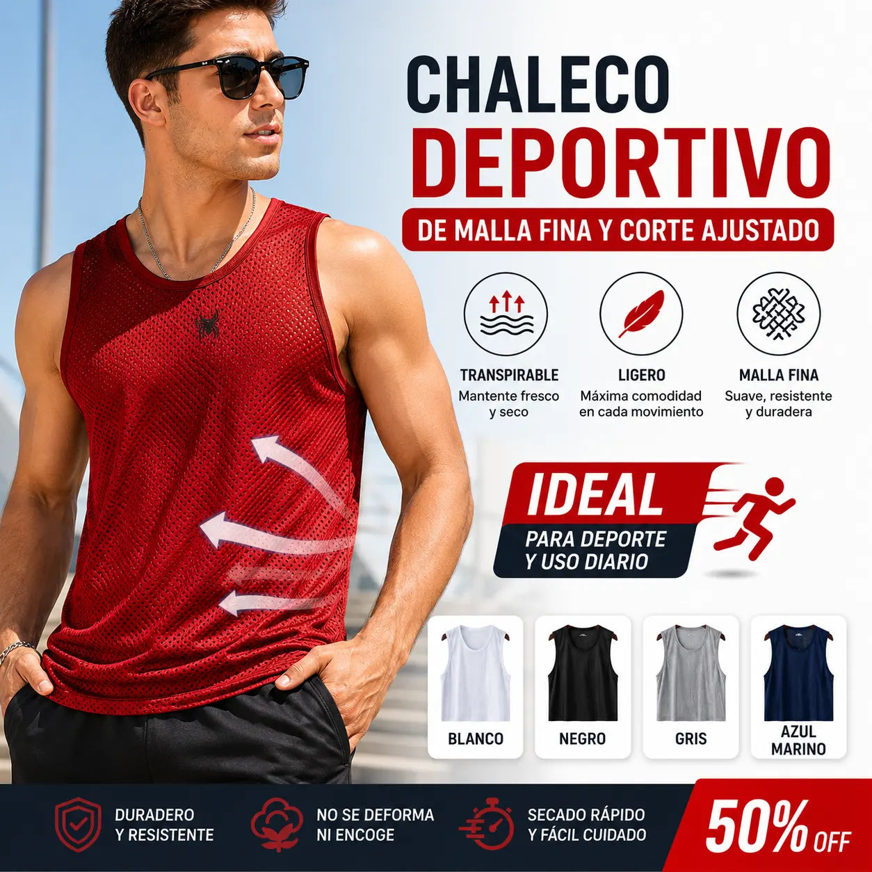 🔥🔥【2 piezas】【30-120kg】Camiseta informal de seda helada para hombre ✅ Ligera, transpirable y de secado rápido.